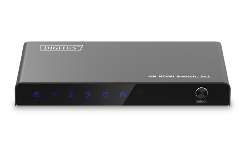 Digitus Przełącznik 4K HDMI, 3 x 1