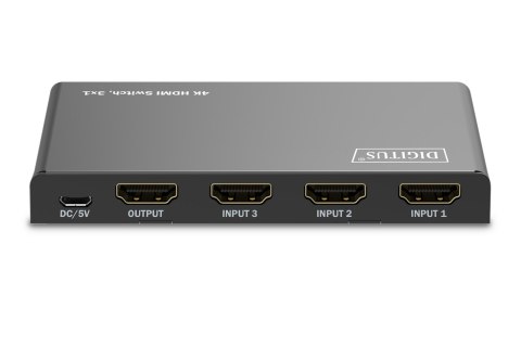Digitus Przełącznik 4K HDMI, 3 x 1
