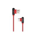 Natec Natec | Kabel USB-C | Męski | 4-pinowy USB Typ A | Męski | Czarny | Czerwony | 24-pinowy USB-C | 1 m