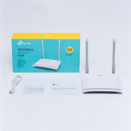 TP-LINK TP-LINK | Router | TL-WR820N | 802.11n | 300 Mbit/s | 10/100 Mbit/s | Porty Ethernet LAN (RJ-45) 2 | Obsługa sieci mesh Nie | MU