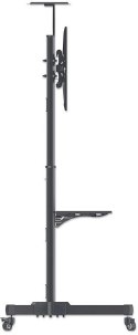 MANHATTAN Stojak mobilny TV 37-70" do 40kg regulowany 2 półki 461238