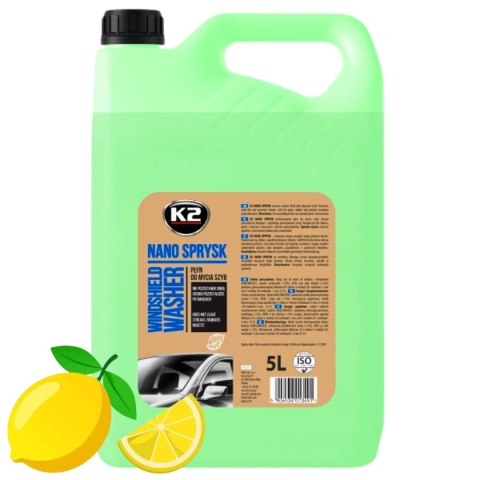 K2 Płyn Do Spryskiwaczy NANO SPRYSK Letni Usuwa Owady 5L K525