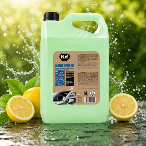 K2 Płyn Do Spryskiwaczy NANO SPRYSK Letni Usuwa Owady 5L K525