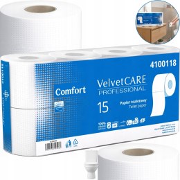 Papier Toaletowy VELVET CARE Professional Comfort 2W 15m - 192 Rolki