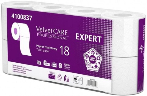 Papier Toaletowy VELVET CARE Professional Expert 3W 18m - 168 Rolek