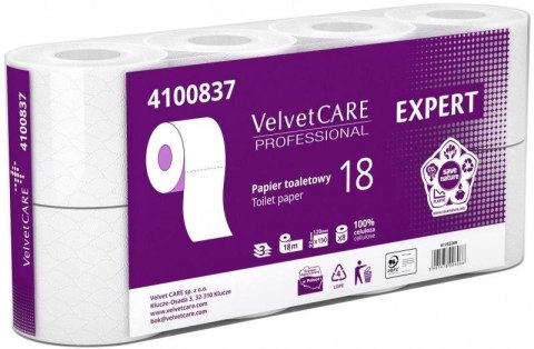 Papier Toaletowy VELVET CARE Professional Expert 3W 18m - 168 Rolek