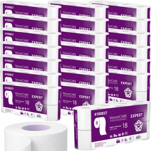 Papier Toaletowy VELVET CARE Professional Expert 3W 18m - 168 Rolek