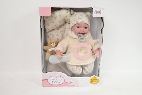BAYER Lalka Reborn 38cm+akcesoria 93827AN 21170