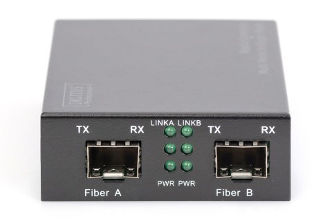 Digitus Gigabitowy konwerter medialny wielomodowy/jednomodowy SFP
