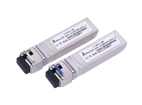 Extralink Moduł SFP+ WDM SFP+ 10G 10Gbps 1270/1330nm, single mode, 20km, LC, DOM, para