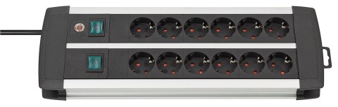 Listwa zasilająca Brennenstuhl Premium-Duo-Alu-Line 2x6x 3m