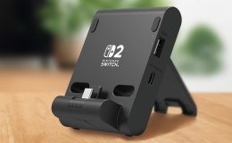 Podstawka USB podwójna PlayStand dla Nintendo Switch 2 - Dark Grey
