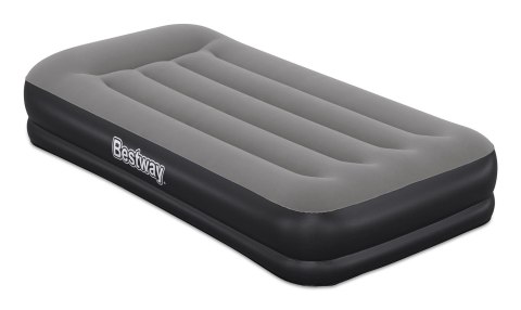 Bestway 671BT dmuchany materac Pojedynczy materac Czarny, Szary Unisex