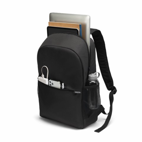 DICOTA D32086-RPET Plecak na notebooka z amortyzacją ONE 15-17.3" Poliester, PET Czarny