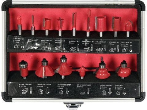 Yato YT-68007 frezy Zestaw bitów 15 szt.