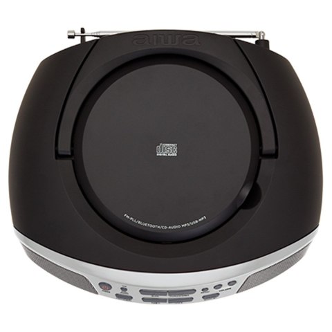 AIWA boombox BBTU-400SL CD/FM RDS/USB/BT srebrny