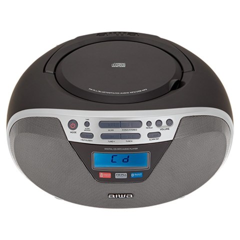 AIWA boombox BBTU-400SL CD/FM RDS/USB/BT srebrny
