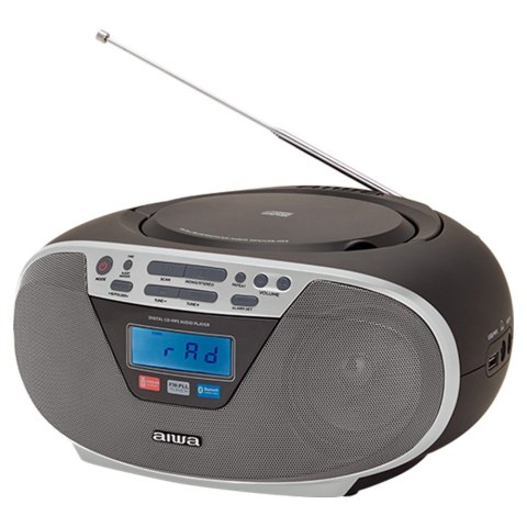 AIWA boombox BBTU-400SL CD/FM RDS/USB/BT srebrny