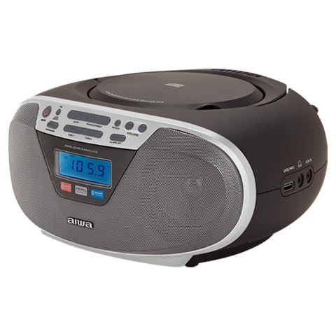 AIWA boombox BBTU-400SL CD/FM RDS/USB/BT srebrny
