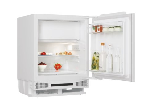 Candy Lodówka Candy CM4SE68W, E, wolnostojąca, wysokość 82,6 cm, pojemność chłodziarki 95 l, pojemność zamrażarki 16 l, biały | Candy