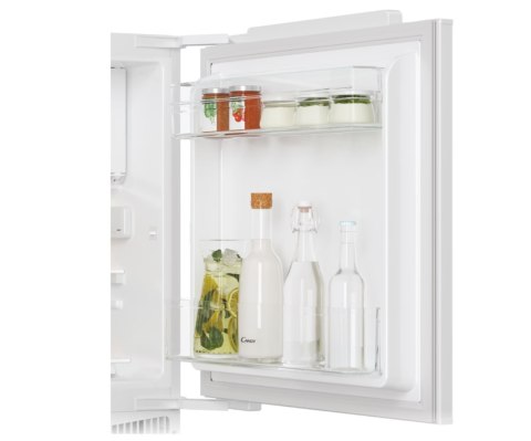 Candy Lodówka Candy CM4SE68W, E, wolnostojąca, wysokość 82,6 cm, pojemność chłodziarki 95 l, pojemność zamrażarki 16 l, biały | Candy
