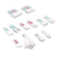 Kolink Core Pro Braided Cable Extension Kit 12V-2x6 Type 1 - Brilliant White/Neon Blue/Pure Pink
