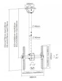 MANHATTAN Uchwyt sufitowy do TV 32-55" LED/LCD 50kg regulowany 309333