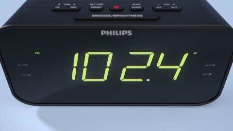 Philips TAR3306/12 budzik Cyfrowy budzik Czarny