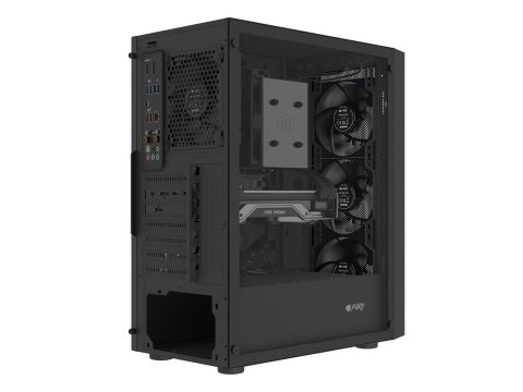 FURY OBUDOWA SHOBO SH8F MIDI TOWER Z OKNEM CZARNA