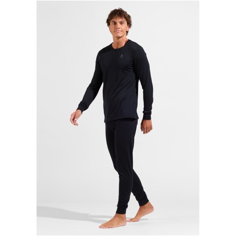 Koszulka męska Odlo BL TOP crew neck l/s MERINO 200 roz. M Czarna