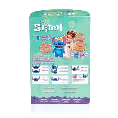 Interaktywna maskotka Wow! Stuff Disney Real FX Chatty Stitch zabawka (DIS-1025-01)