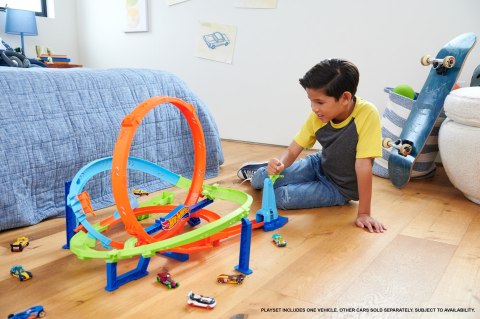 Hot Wheels Action Zestaw Zakręcone tornado Loop Cyclone Challenge HTK16 MATTEL