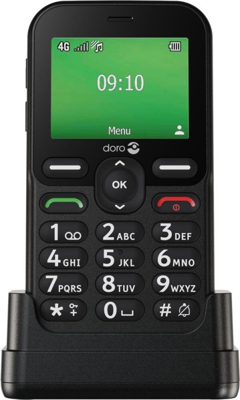 Doro Leva E10 6,1 cm (2.4") 118,9 g Czarny Telefon dla seniora