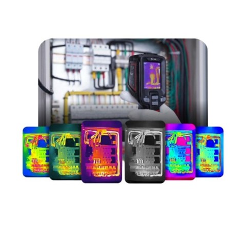 Guide Sensmart E2+ kamera termowizyjna Vanadium Oxide Uncooled Focal Plane Arrays Czarny 256 x 192 px Wbudowany wyświetlacz LCD