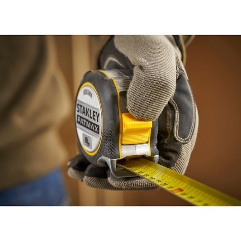 Stanley FMHT38217-0 taśma miernicza 8 m Czarny, Żółty
