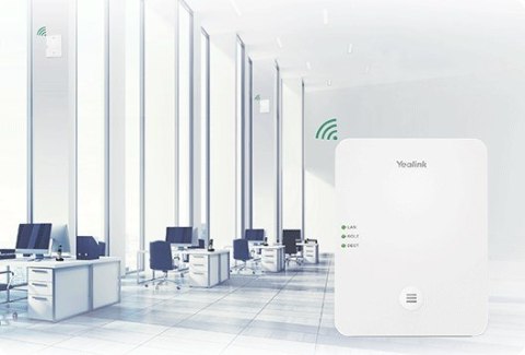 Yealink W80DM stacja bazowa DECT Biały