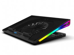 Inca INC-608GMS stojak na laptop Podstawka na notebooka Czarny 43,2 cm (17