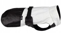 JACKET FOR DOGS FLUO BLACK. WHITE 45