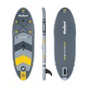REBEL ACTIVE DESKA SUP POMPOWANA SZARA 244X76X10 ZESTAW RBA-4511