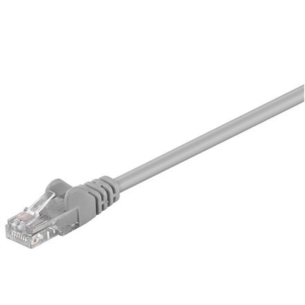Goobay Goobay | CAT 5e | Kabel krosowy | Skrętka nieekranowana (UTP) | Męski | RJ-45 | Męski | RJ-45 | Szary | 25 m
