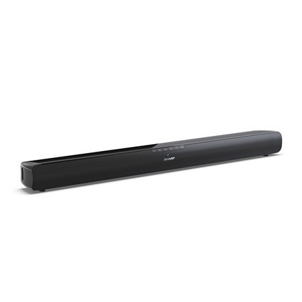 Sharp Sharp HT-SB100 2.0 Soundbar do telewizorów powyżej 32", HDMI ARC/CEC, wejście Aux, optyczne, Bluetooth, USB, 80 cm, błyszcząca c