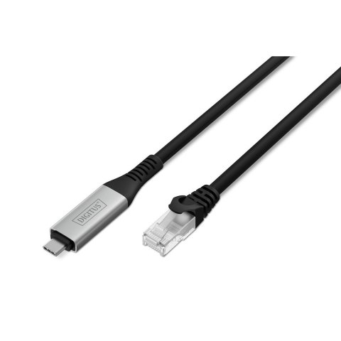 Digitus Kabel USB-C - RJ45 Ethernet, 1 Gbit/s, 15 m