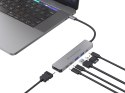 Conceptronic DONN33G stacja dokująca Przewodowa USB 3.2 Gen 1 (3.1 Gen 1) Type-C Srebrny
