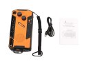 Extralink RADIO AWARYJNE SOLARNE Z KORBKA DYNAMO POWERBANK 4000MAH Z LATARKA SOS SR-4000 Przenośny Analogowy Czarny, Pomarańczow