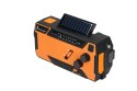 Extralink RADIO AWARYJNE SOLARNE Z KORBKA DYNAMO POWERBANK 4000MAH Z LATARKA SOS SR-4000 Przenośny Analogowy Czarny, Pomarańczow