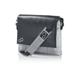 Fujitsu S26391-F1194-L171 torba na laptop 35,6 cm (14") Obudowa na messenger Czarny, Szary