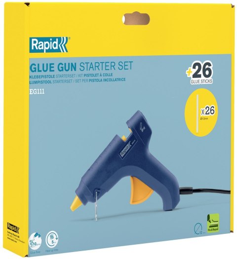 Rapid 5001710 pistolet/pióro do klejenia na gorąco Pistolet na gorący klej Niebieski 250 W