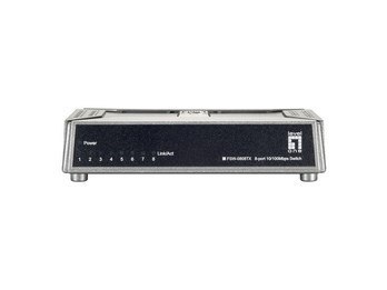LevelOne FSW-0808TX przełącznik sieciowy Nie zarządzany Fast Ethernet (10/100) Szary