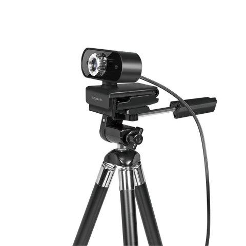 LogiLink UA0371 kamera internetowa 3 MP 1920 x 1080 px USB 2.0 Czarny, Srebrny