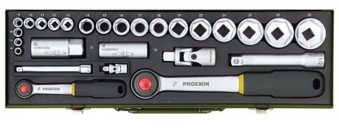 Proxxon 23 020 Zestaw kluczy nasadowych 27 szt.